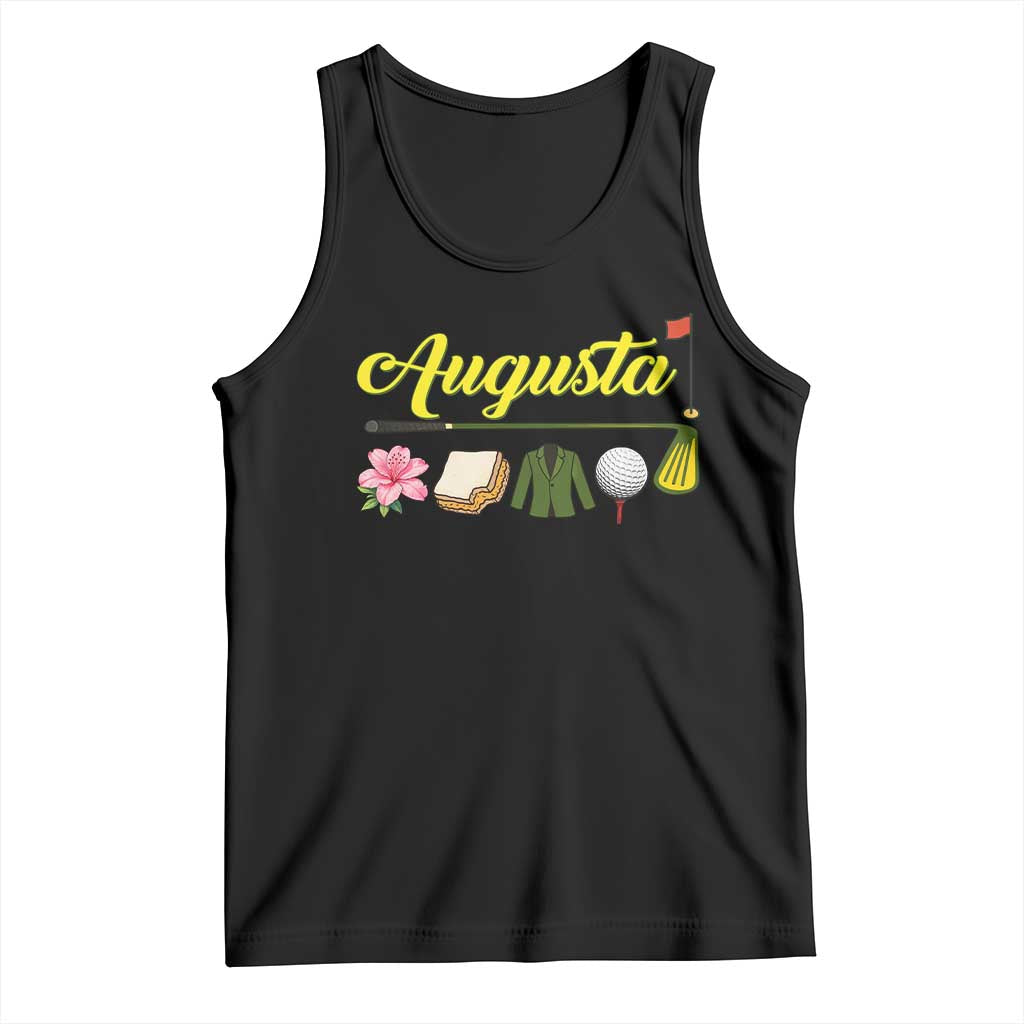 Augusta Georgia Golf Traditions Vintage Tank Top Pimento Cheese Southern Golfing Fan