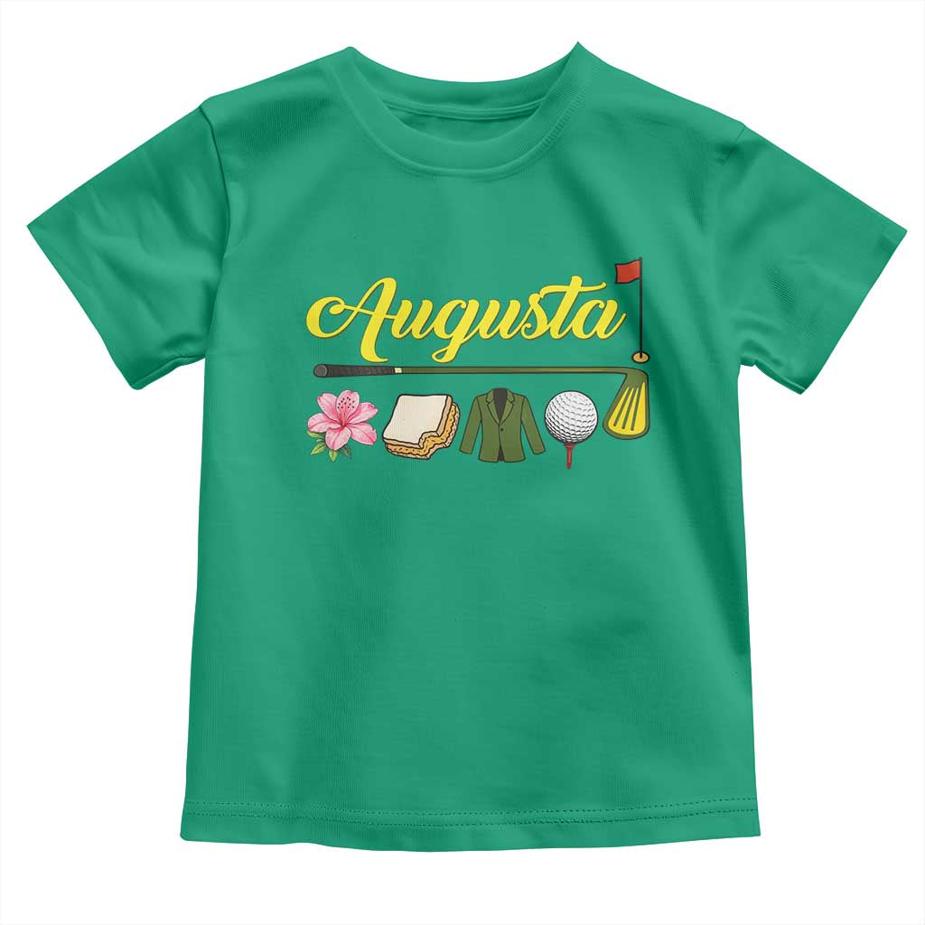 Augusta Georgia Golf Traditions Vintage Toddler T Shirt Pimento Cheese Southern Golfing Fan