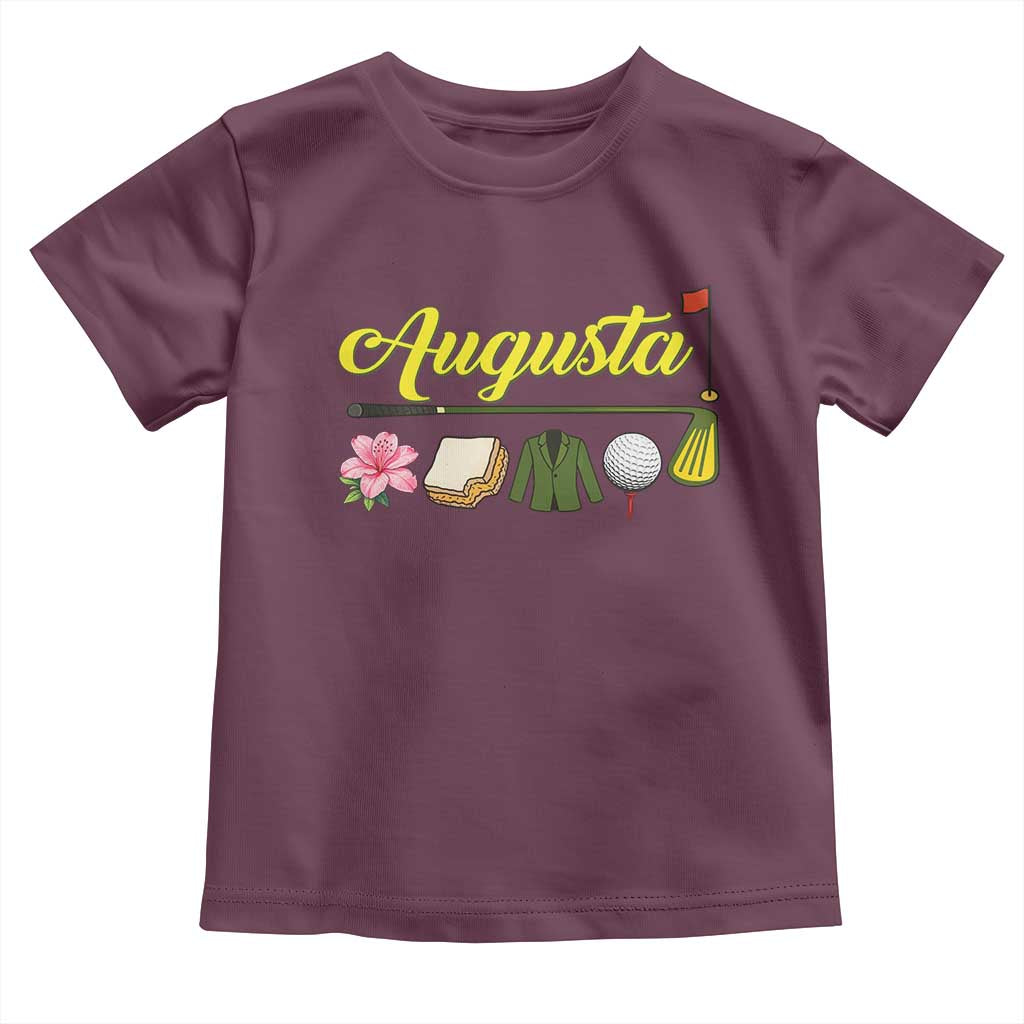 Augusta Georgia Golf Traditions Vintage Toddler T Shirt Pimento Cheese Southern Golfing Fan