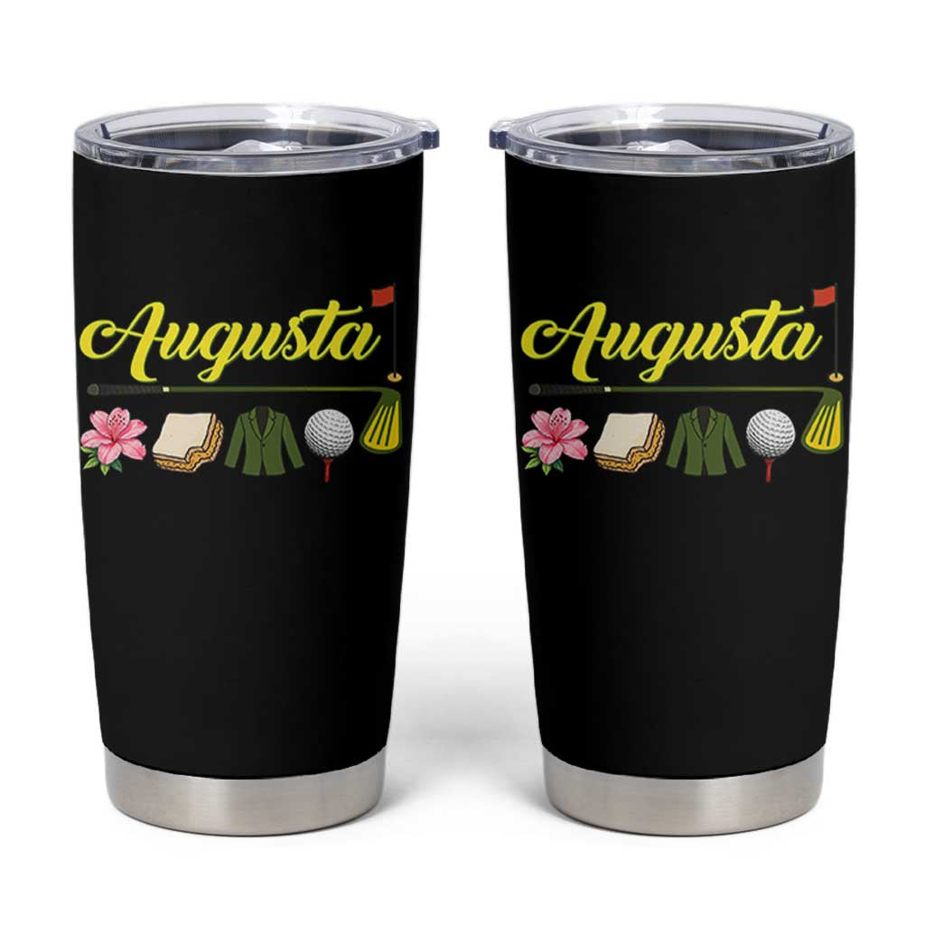 Augusta Georgia Golf Traditions Vintage Tumbler Cup Pimento Cheese Southern Golfing Fan