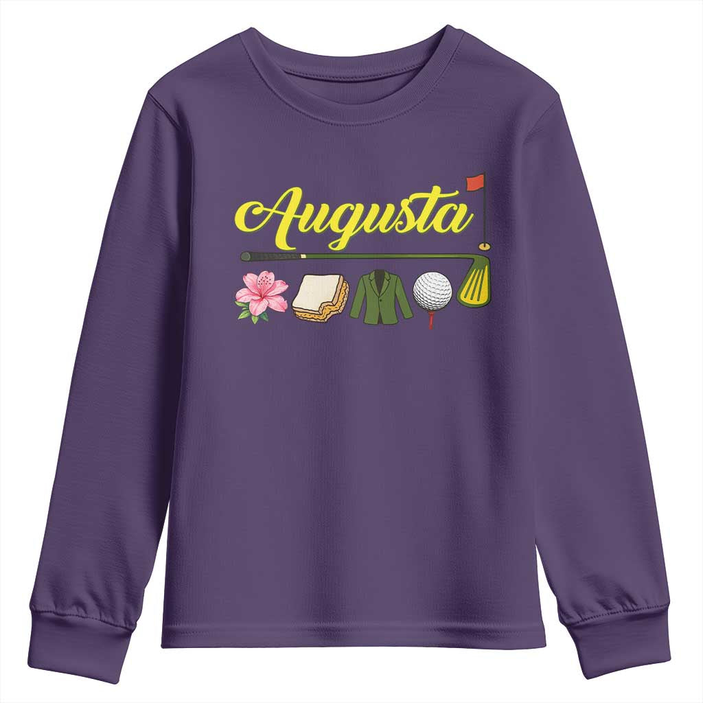 Augusta Georgia Golf Traditions Vintage Youth Sweatshirt Pimento Cheese Southern Golfing Fan