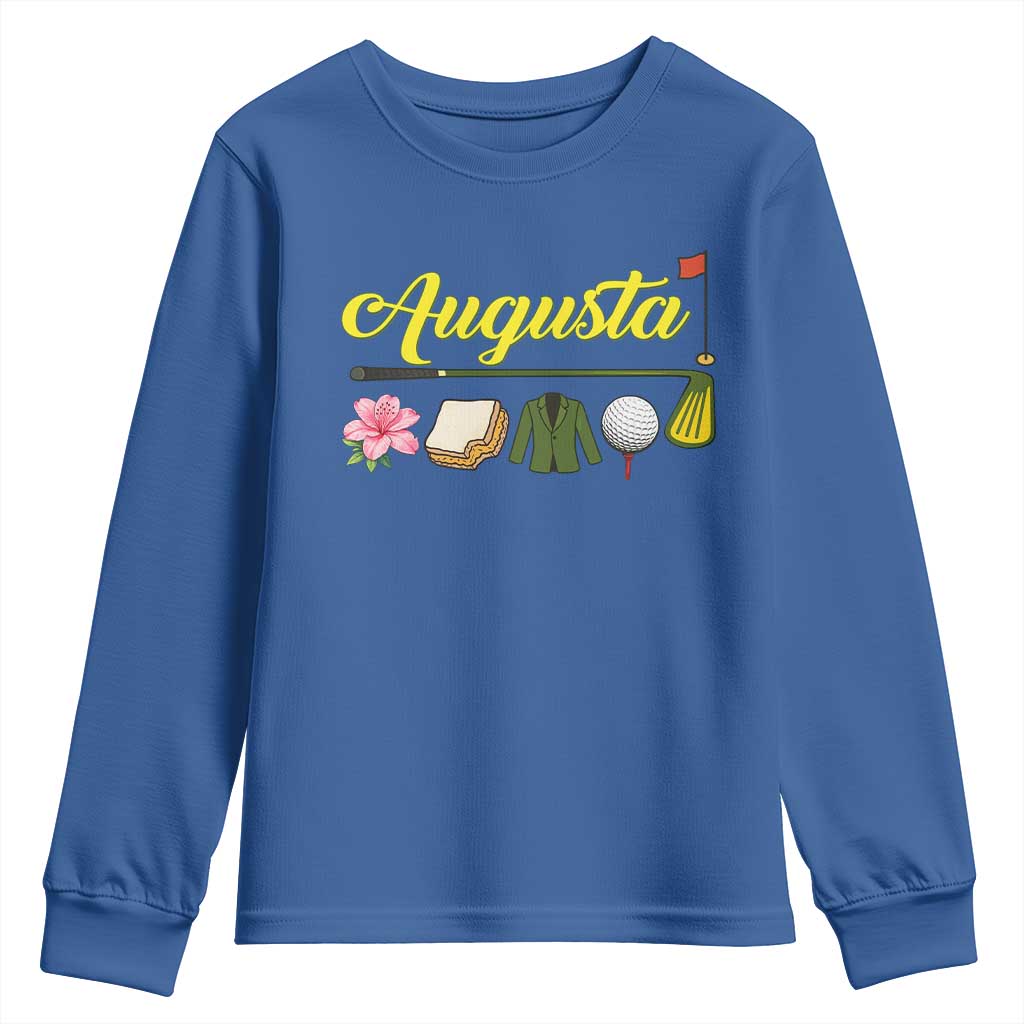 Augusta Georgia Golf Traditions Vintage Youth Sweatshirt Pimento Cheese Southern Golfing Fan