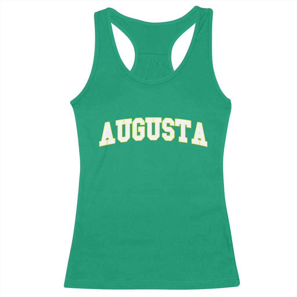 Vintage Augusta Georgia Sports Varsity Racerback Tank Top Retro Golf Lover Georgia Golfing Fan