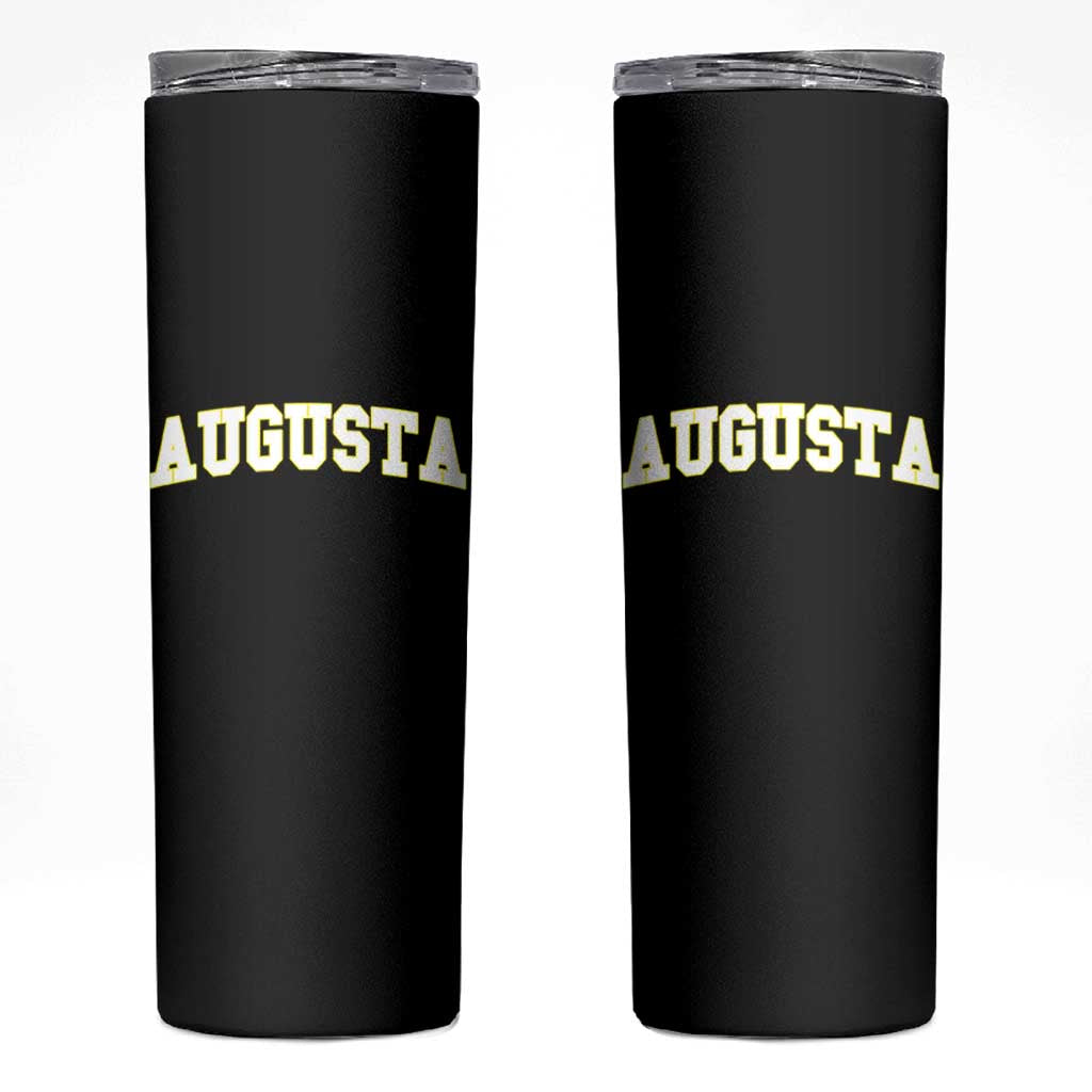 Vintage Augusta Georgia Sports Varsity Skinny Tumbler Retro Golf Lover Georgia Golfing Fan