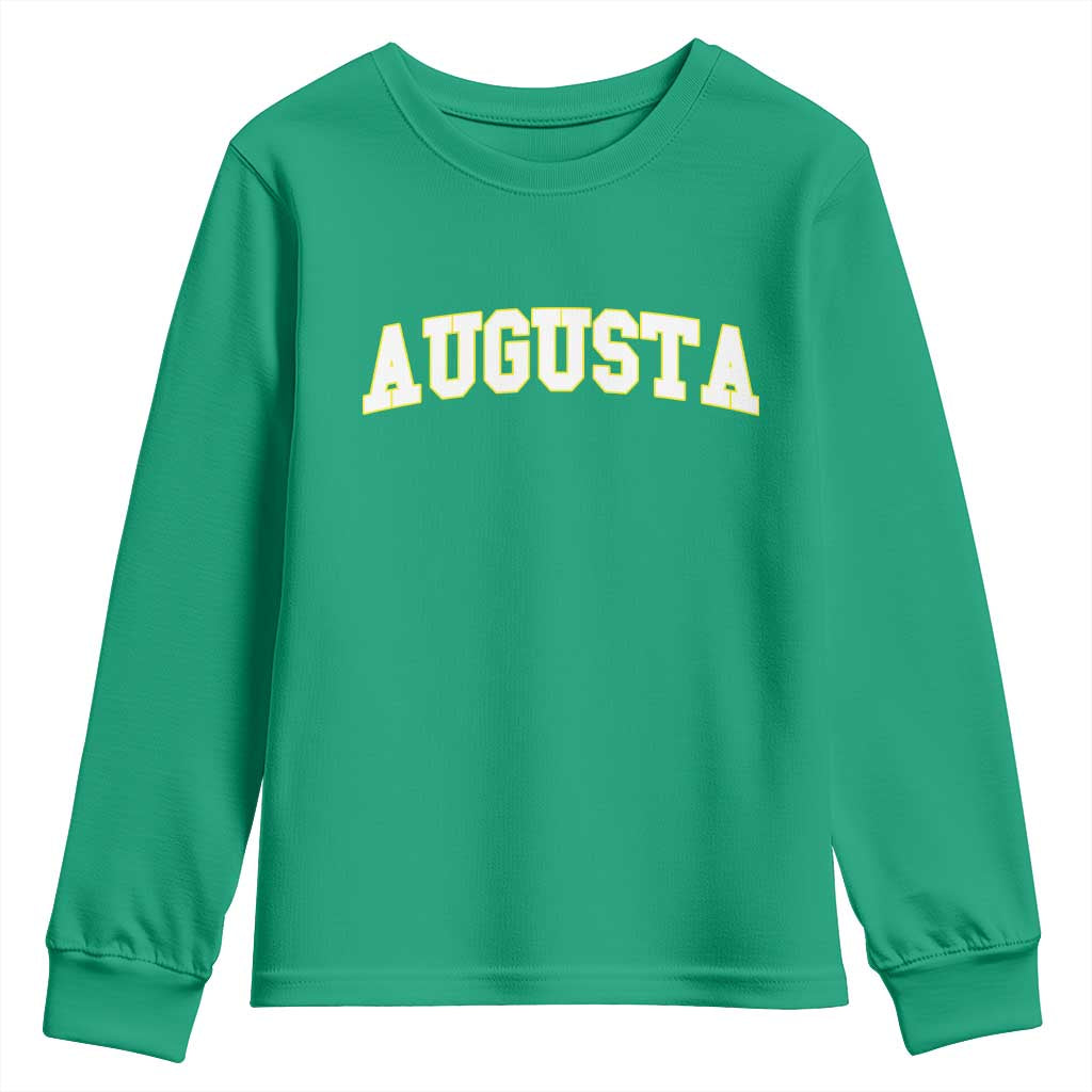 Vintage Augusta Georgia Sports Varsity Youth Sweatshirt Retro Golf Lover Georgia Golfing Fan