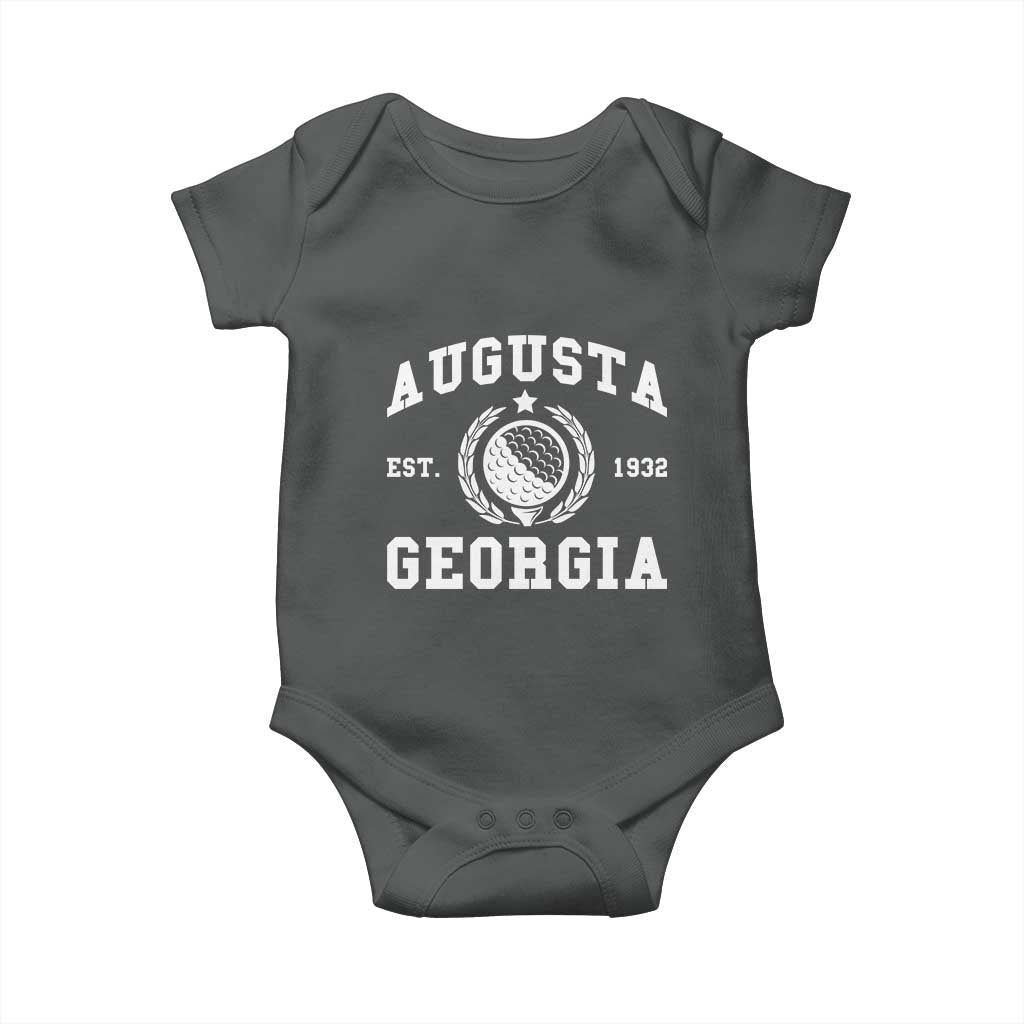 Generic Augusta Georgia Baby Onesie Vintage Style Golf Pullover Golf Lover Gift
