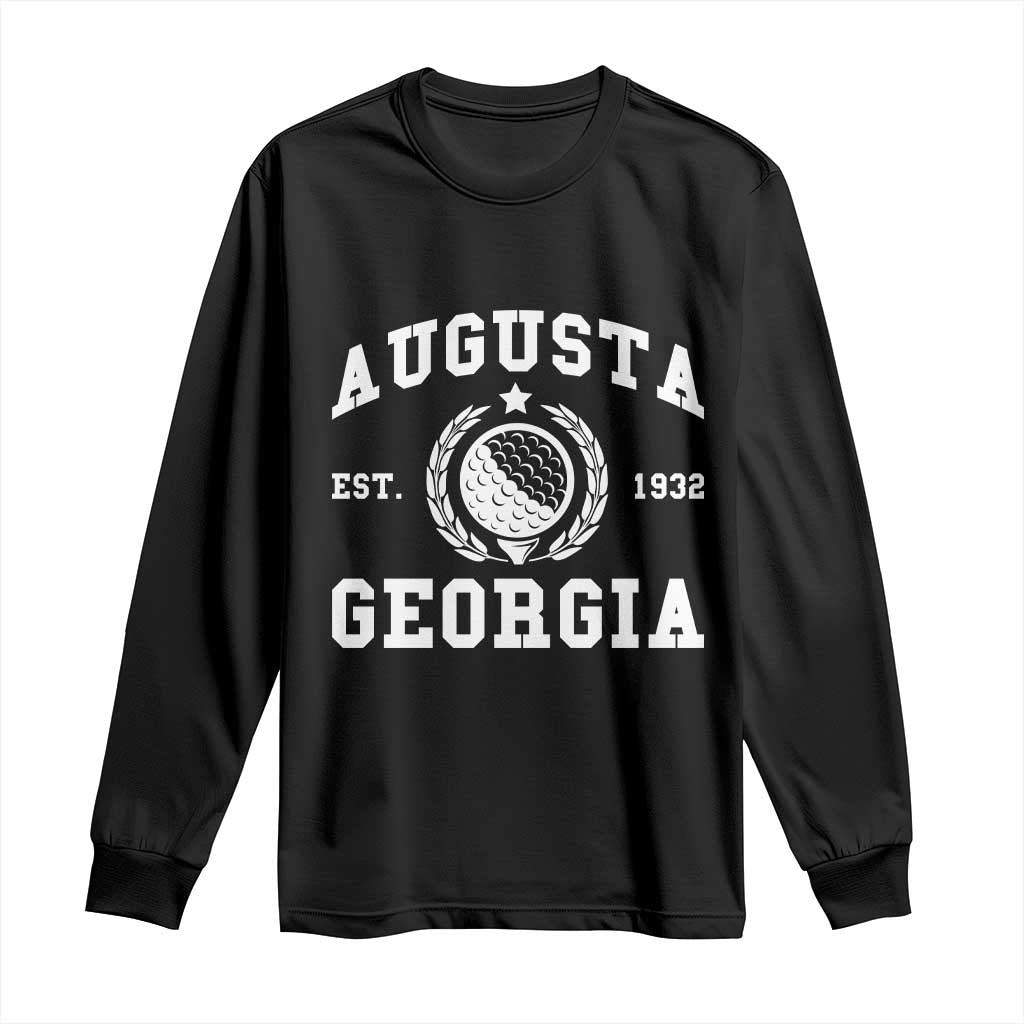 Generic Augusta Georgia Long Sleeve Shirt Vintage Style Golf Pullover Golf Lover Gift