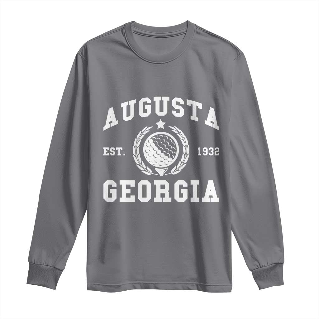 Generic Augusta Georgia Long Sleeve Shirt Vintage Style Golf Pullover Golf Lover Gift