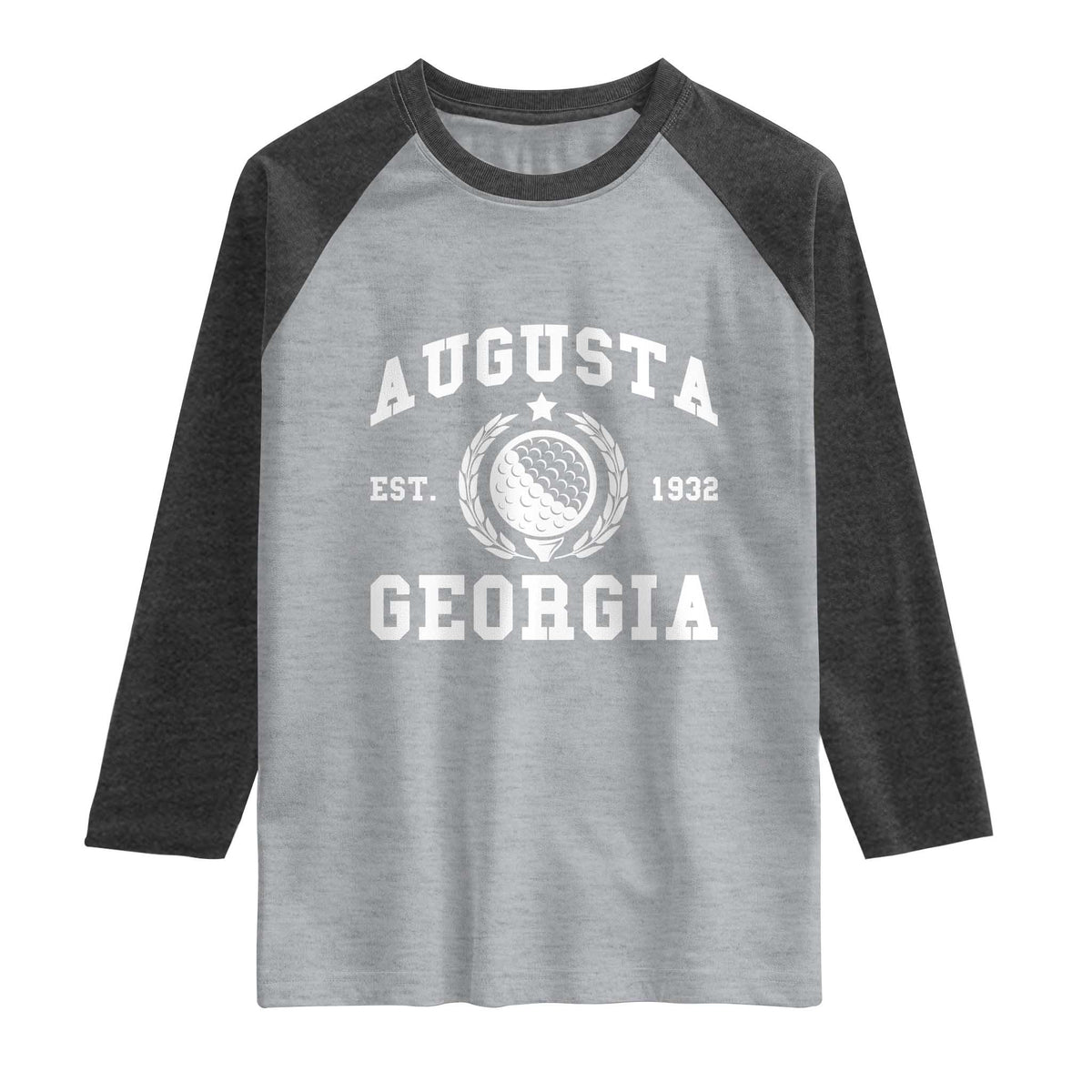 Generic Augusta Georgia Raglan Shirt Vintage Style Golf Pullover Golf Lover Gift
