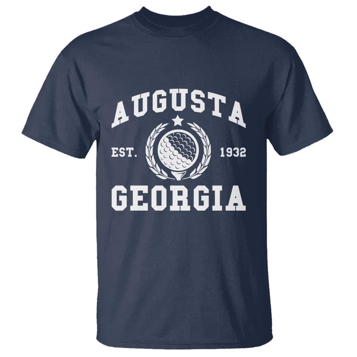 Generic Augusta Georgia T Shirt Vintage Style Golf Pullover Golf Lover Gift