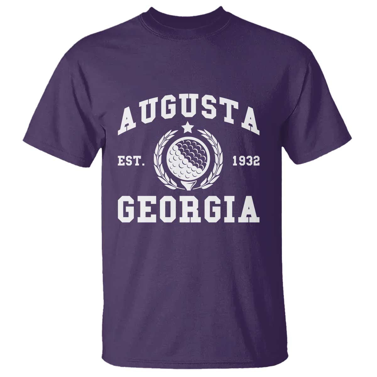 Generic Augusta Georgia T Shirt Vintage Style Golf Pullover Golf Lover Gift