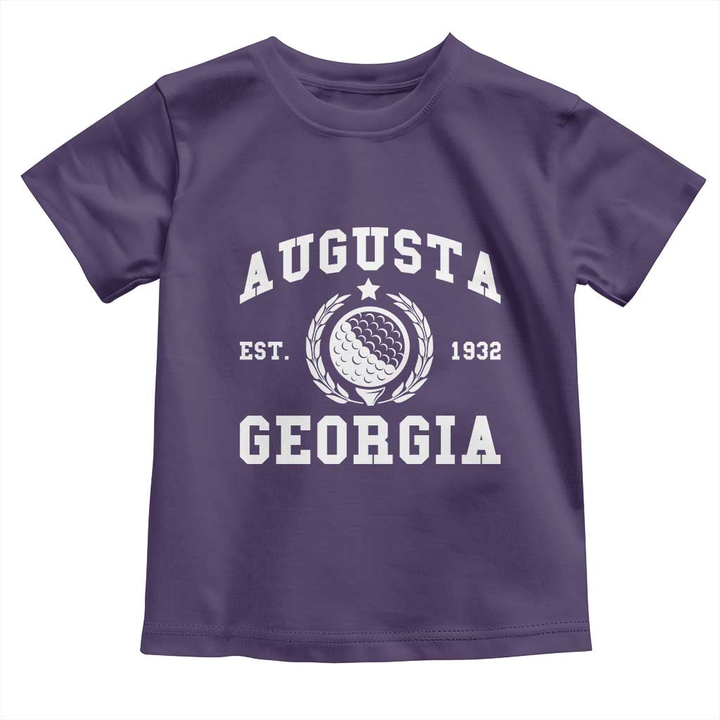 Generic Augusta Georgia Toddler T Shirt Vintage Style Golf Pullover Golf Lover Gift