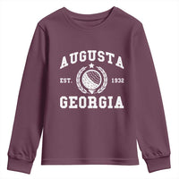 Generic Augusta Georgia Youth Sweatshirt Vintage Style Golf Pullover Golf Lover Gift