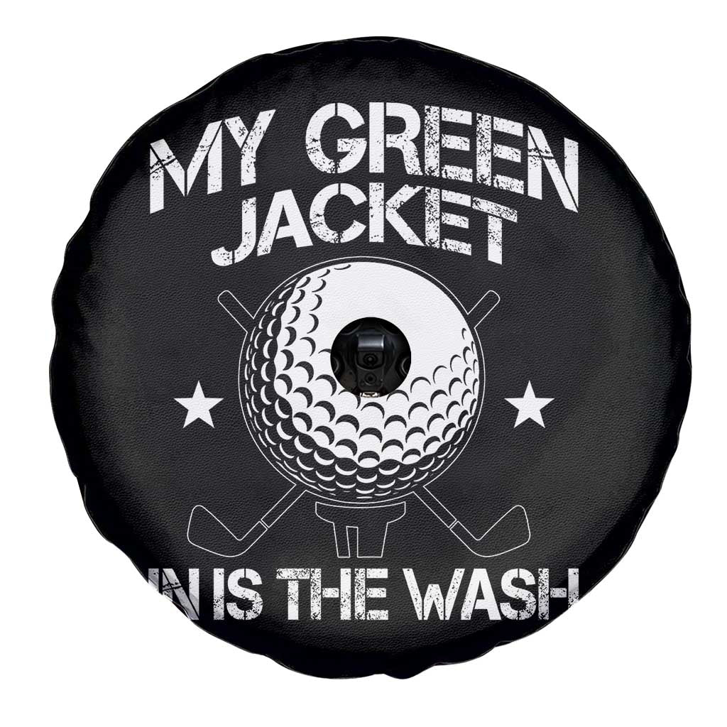 My Jacket Is In The Wash Funny Golfer Spare Tire Cover Georgia Green Golfing Tournament Humor