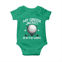 My Jacket Is In The Wash Funny Golfer Baby Onesie Georgia Green Golfing Tournament Humor