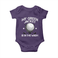 My Jacket Is In The Wash Funny Golfer Baby Onesie Georgia Green Golfing Tournament Humor