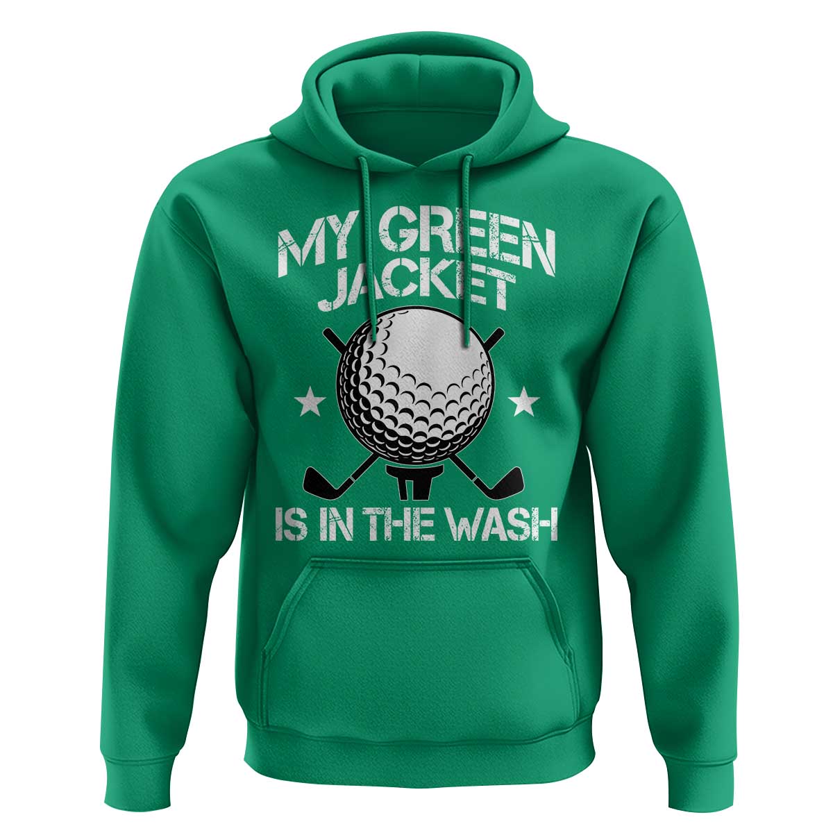 My Jacket Is In The Wash Funny Golfer Hoodie Georgia Green Golfing Tournament Humor