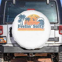 Funny Feelin Salty Spare Tire Cover Retro Beach Summer Vacation - Wonder Print Shop