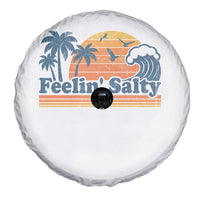 Funny Feelin Salty Spare Tire Cover Retro Beach Summer Vacation - Wonder Print Shop