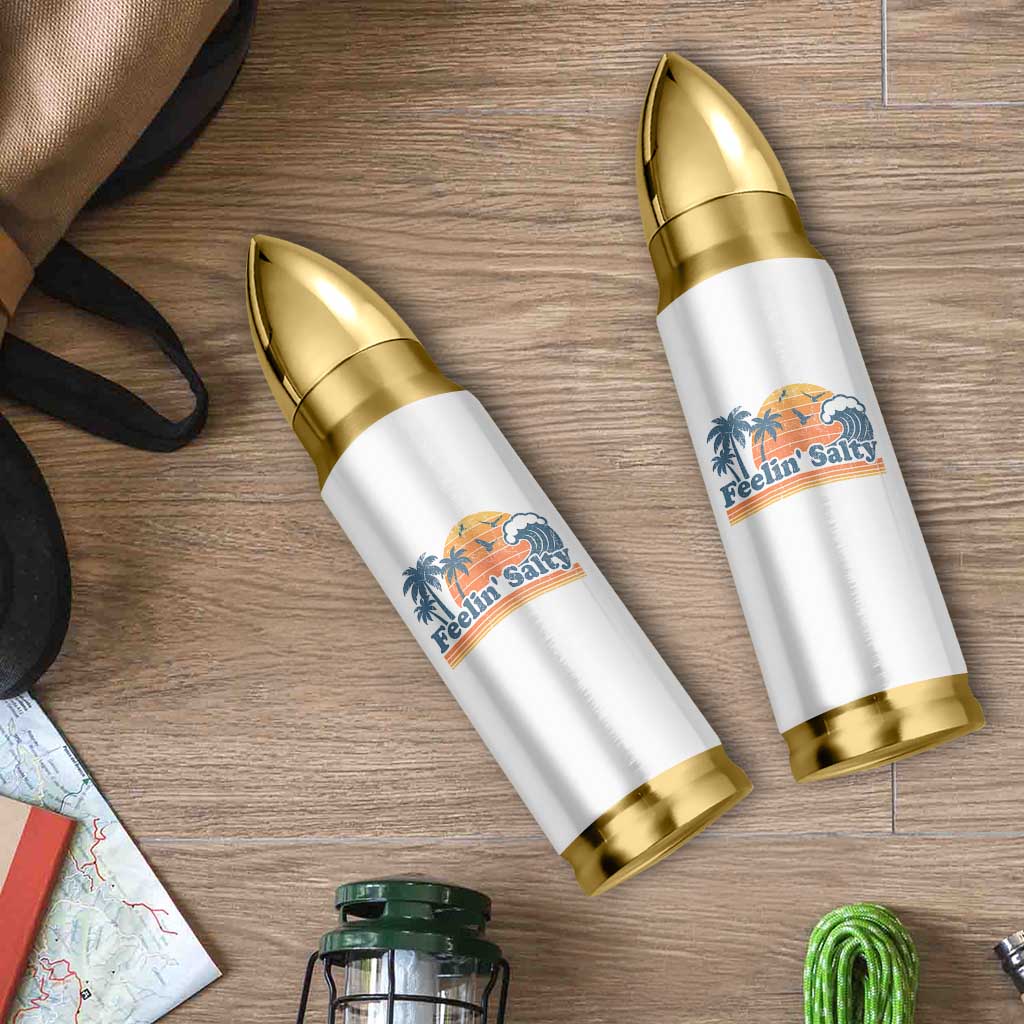 Funny Feelin Salty Bullet Tumbler Retro Beach Summer Vacation - Wonder Print Shop