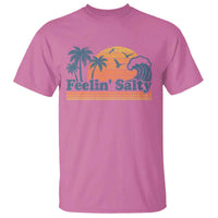 Funny Feelin Salty T Shirt Retro Beach Summer Vacation - Wonder Print Shop