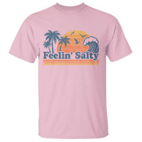 Funny Feelin Salty T Shirt Retro Beach Summer Vacation - Wonder Print Shop