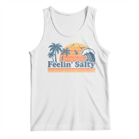 Funny Feelin Salty Tank Top Retro Beach Summer Vacation - Wonder Print Shop