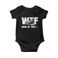 Funny Firefighter Baby Onesie WTF What The Firetruck Fireman Gift - Wonder Print Shop