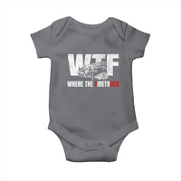 Funny Firefighter Baby Onesie WTF What The Firetruck Fireman Gift - Wonder Print Shop