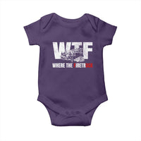 Funny Firefighter Baby Onesie WTF What The Firetruck Fireman Gift - Wonder Print Shop