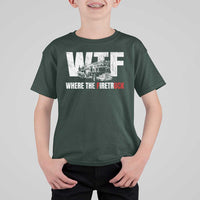 Funny Firefighter T Shirt For Kid WTF What The Firetruck Fireman Gift - Wonder Print Shop