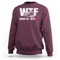 Funny Firefighter Sweatshirt WTF What The Firetruck Fireman Gift - Wonder Print Shop