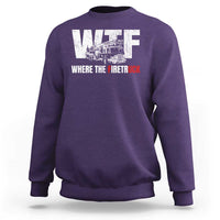 Funny Firefighter Sweatshirt WTF What The Firetruck Fireman Gift - Wonder Print Shop