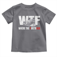 Funny Firefighter Toddler T Shirt WTF What The Firetruck Fireman Gift - Wonder Print Shop
