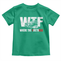 Funny Firefighter Toddler T Shirt WTF What The Firetruck Fireman Gift - Wonder Print Shop