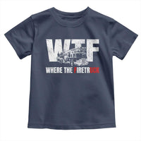 Funny Firefighter Toddler T Shirt WTF What The Firetruck Fireman Gift - Wonder Print Shop