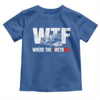 Funny Firefighter Toddler T Shirt WTF What The Firetruck Fireman Gift - Wonder Print Shop