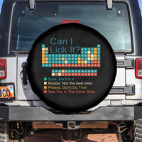 Can I Lick It Periodic Table Spare Tire Cover Funny Chemistry Science Teacher Student - Wonder Print Shop