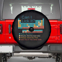 Can I Lick It Periodic Table Spare Tire Cover Funny Chemistry Science Teacher Student - Wonder Print Shop