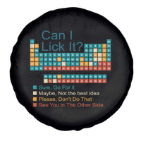 Can I Lick It Periodic Table Spare Tire Cover Funny Chemistry Science Teacher Student - Wonder Print Shop