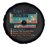 Can I Lick It Periodic Table Spare Tire Cover Funny Chemistry Science Teacher Student - Wonder Print Shop