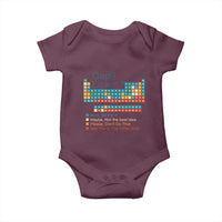 Can I Lick It Periodic Table Baby Onesie Funny Chemistry Science Teacher Student - Wonder Print Shop