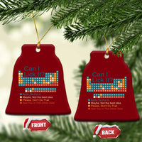 Can I Lick It Periodic Table Ceramic Ornament Funny Chemistry Science Teacher Student - Wonder Print Shop