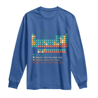 Can I Lick It Periodic Table Long Sleeve Shirt Funny Chemistry Science Teacher Student - Wonder Print Shop