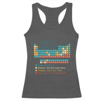 Can I Lick It Periodic Table Racerback Tank Top Funny Chemistry Science Teacher Student - Wonder Print Shop