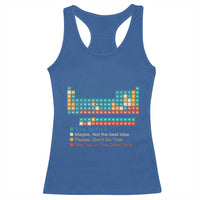 Can I Lick It Periodic Table Racerback Tank Top Funny Chemistry Science Teacher Student - Wonder Print Shop