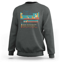 Can I Lick It Periodic Table Sweatshirt Funny Chemistry Science Teacher Student - Wonder Print Shop
