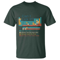 Can I Lick It Periodic Table T Shirt Funny Chemistry Science Teacher Student - Wonder Print Shop