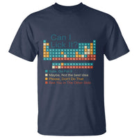 Can I Lick It Periodic Table T Shirt Funny Chemistry Science Teacher Student - Wonder Print Shop