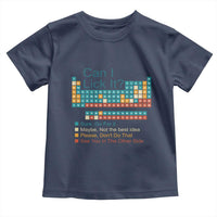 Can I Lick It Periodic Table Toddler T Shirt Funny Chemistry Science Teacher Student - Wonder Print Shop